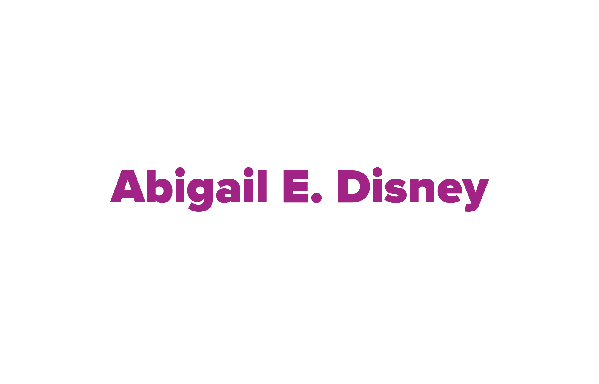 Abigail Disney